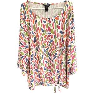 NWOT Ali Miles Dolan Sleeve Top Size 3X